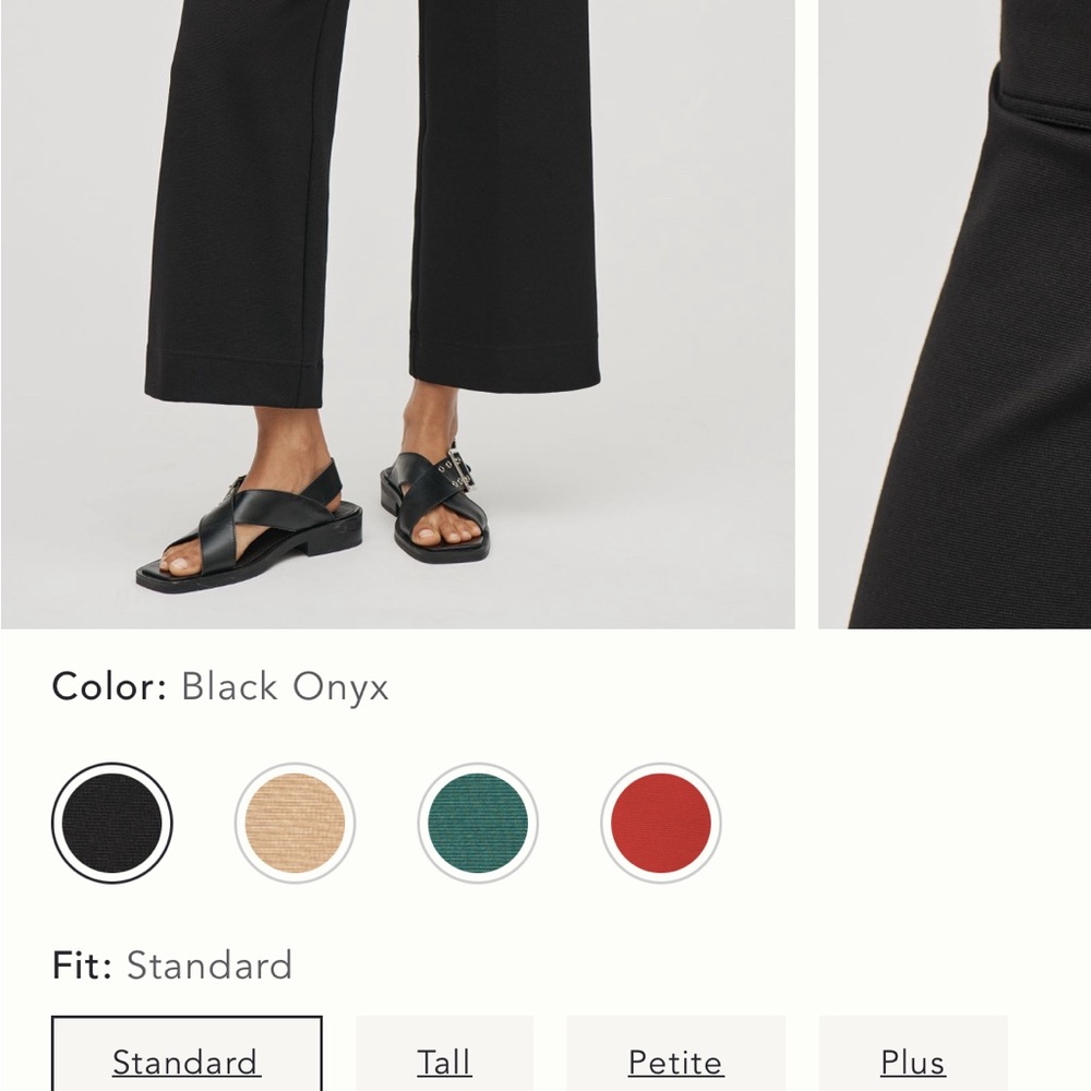 Maeve Colette Wide Leg Crop, Magic Fabric